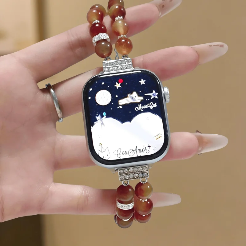 

1 шт. высококачественный ремешок для часов в минималистском стиле, совместимый с ремешком для iWatch 38 мм, 40 мм, 41 мм, 42 мм, 44 мм, 45 мм, 49 мм, модный, стильный.