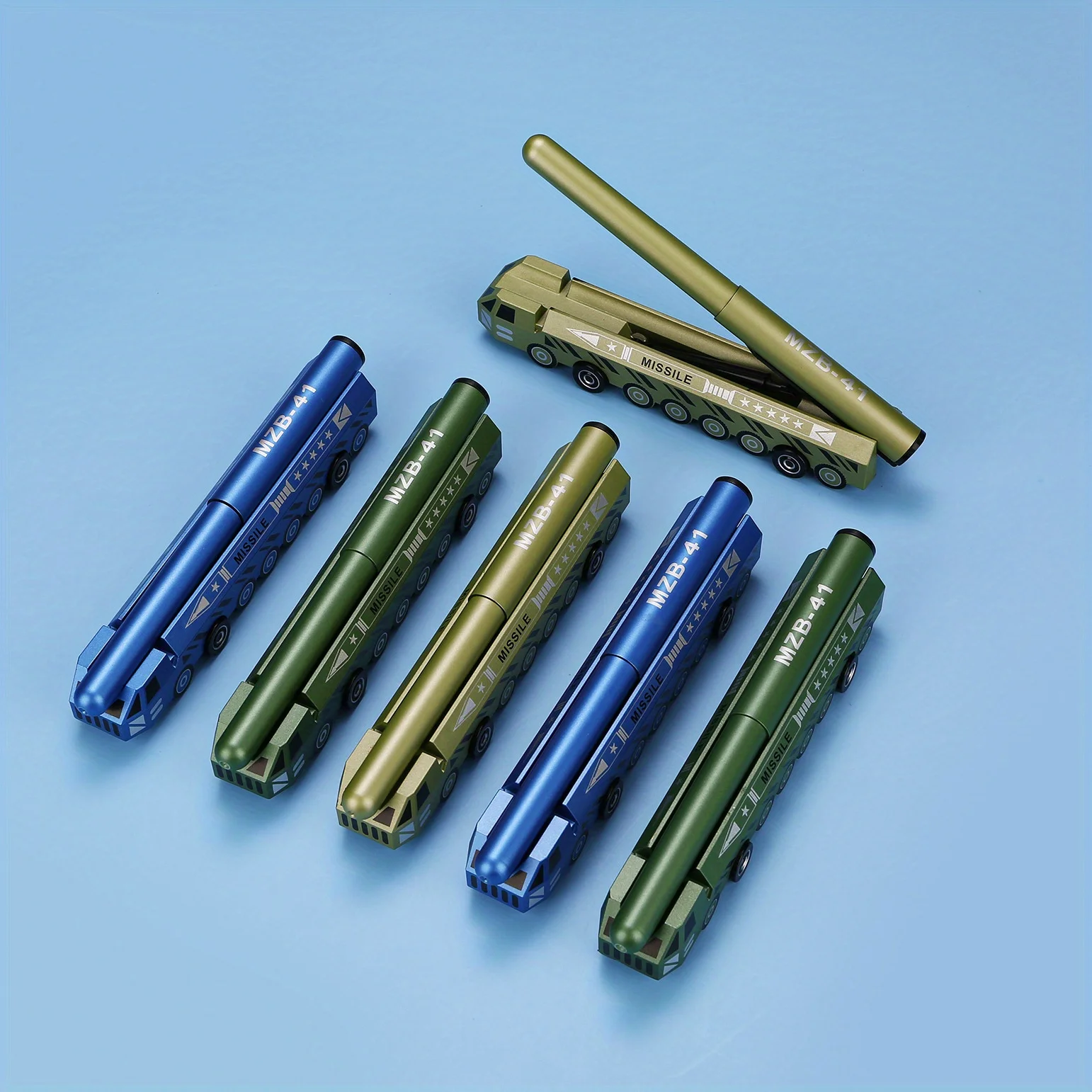 

2-Pack of Creative Dongfeng Intercontinental Missile-Shaped Stationery Gel Pens, Random Colors