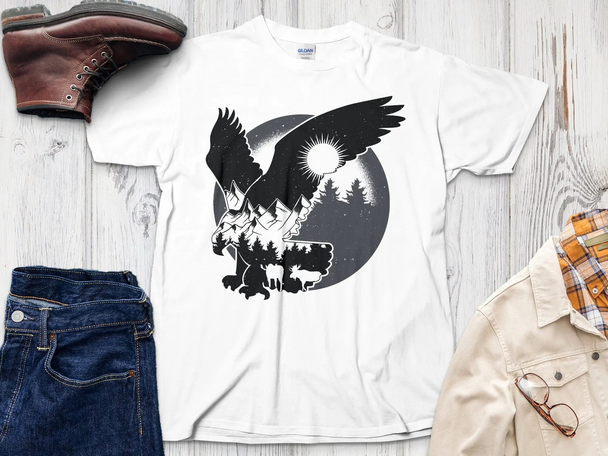 Bird Of Prey T Shirt Eagle Feather Buzzard Falconry Sea Falconer