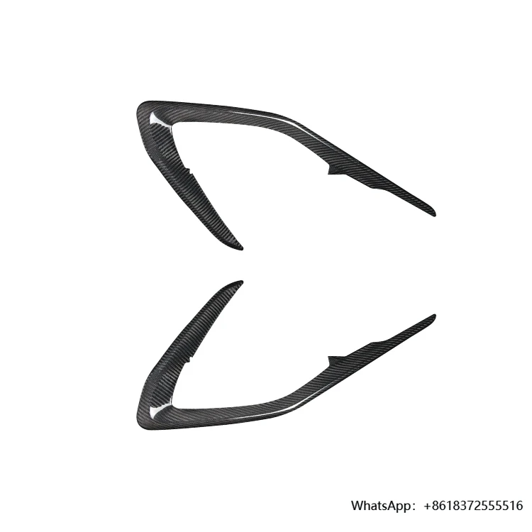 

ES Carbon Fiber Car Interior Accessories Carbon Fiber Left and Right Door Highlights for Camaro 2016-now Car Accessories Sticker