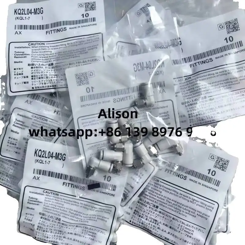 10pcs Pneumatic Joints KQ2H04-M3G KQ2L04-M3G KQ2F04-M3A Air Compresspor Fittings Joints  original-type