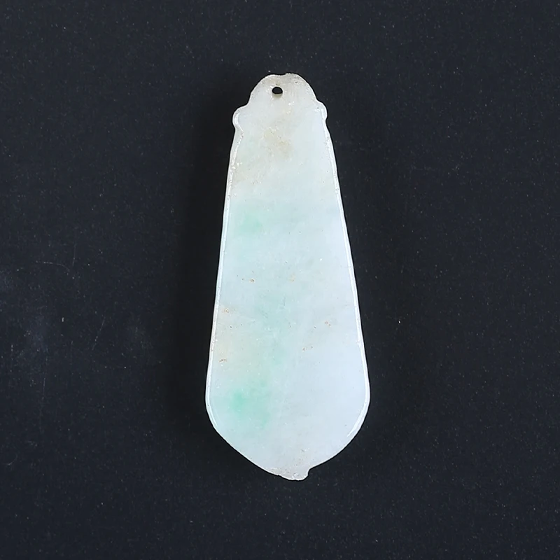 Natural Jade Fashion Jewelry Necklace Accessories Pendant Bead 47x19x6mm 9.3g