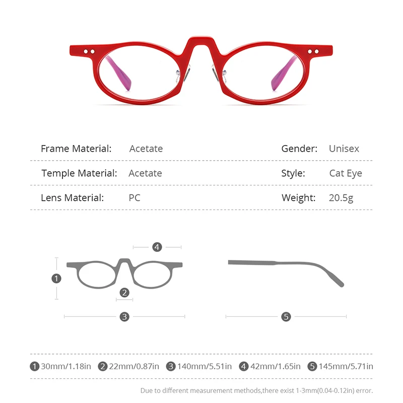 HEPIDEM Acetate Glasses Frame Women 2022 Vintage Retro Small Oval Eyeglasses Men Spectacles Eyewear 9186