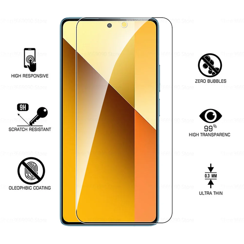 8in1 Xiomi Redmi Note 13 5G Lens Protective Glass For Xiaomi Redmi Note 13 Not 13 Note13 Note13Pro 4G Glass Screen Protectors