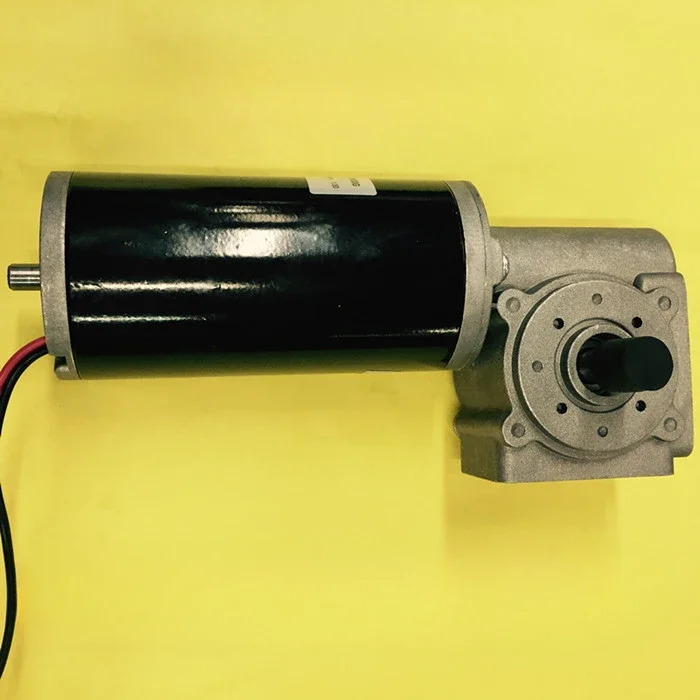 DC worm gear reducer motor can be used for automatic door motors at 200RPM, 100RPM, and 30RPM