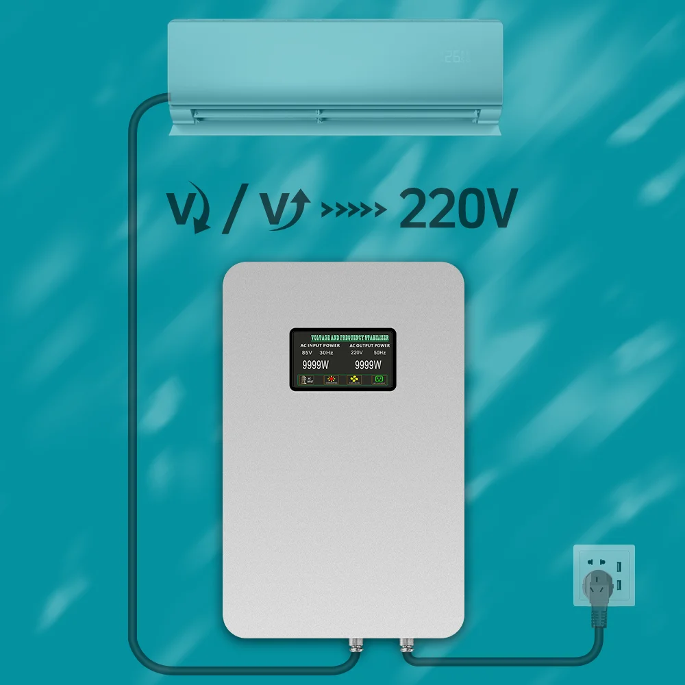 

Wall-Mounted 4000VA/6000VA/8000VA Automatic Air Conditioner Power Voltage Stabilizer 220V AC Wall-Mounted Automatic Voltage New