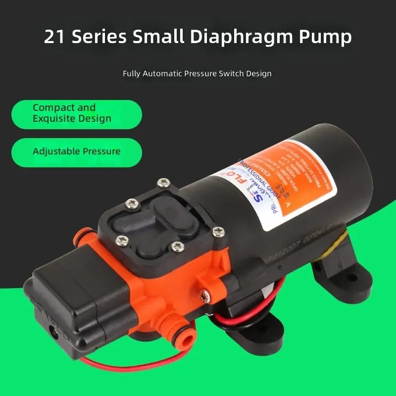 12V 24V RV Diaphragm Pump DC Water Pump Self Priming Marine Boat Yacht Car Battery Automatic Pressure Washer Spray Gun
