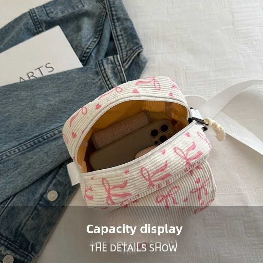 أزياء سروال قصير حقيبة كتف صغيرة سستة إغلاق للماء رسول حقائب Bowknot حمل حقائب اليد