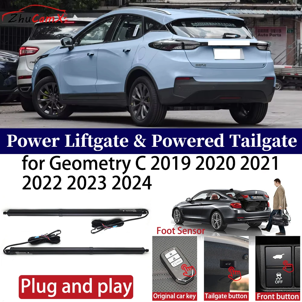 

ZhuCamX for Geometry C 2019 2020-2025 Car Power Electric Automatic One-Click Smart Liftgate Tail Gate Strut Opener Plug and play