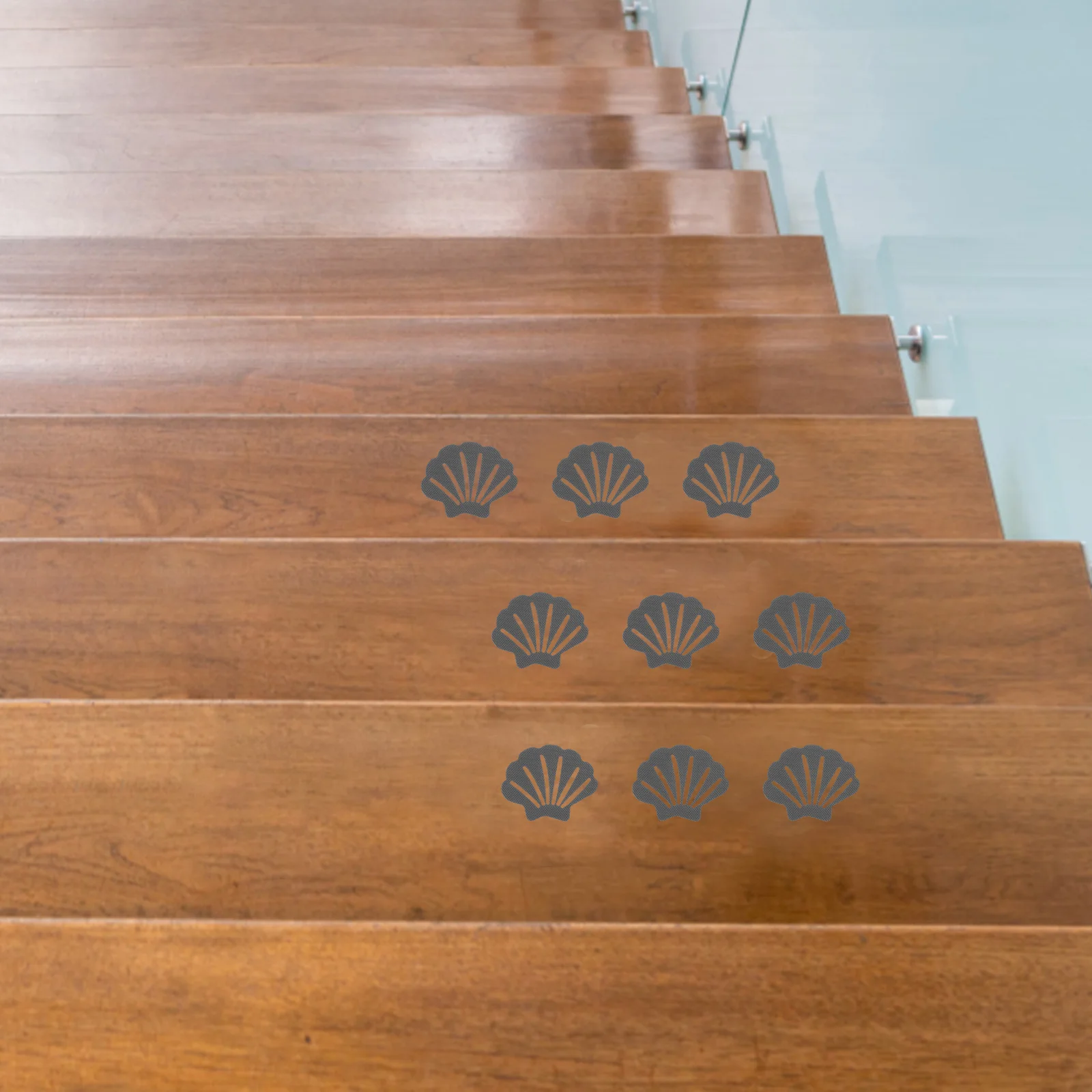 

30 шт. нескользящие наклейки для ванны в форме ракушки, противоскользящие наклейки для ванной комнаты, наклейки для пола, душа, лестницы, безопасности, самоклеящиеся