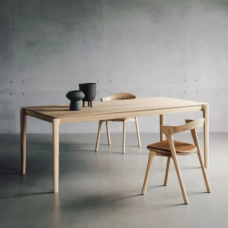 

European High Quality Restaurant Table Adult Wood Reception Comfortable Dining Table Lounge Aesthetics Mesas De Jantar Furniture