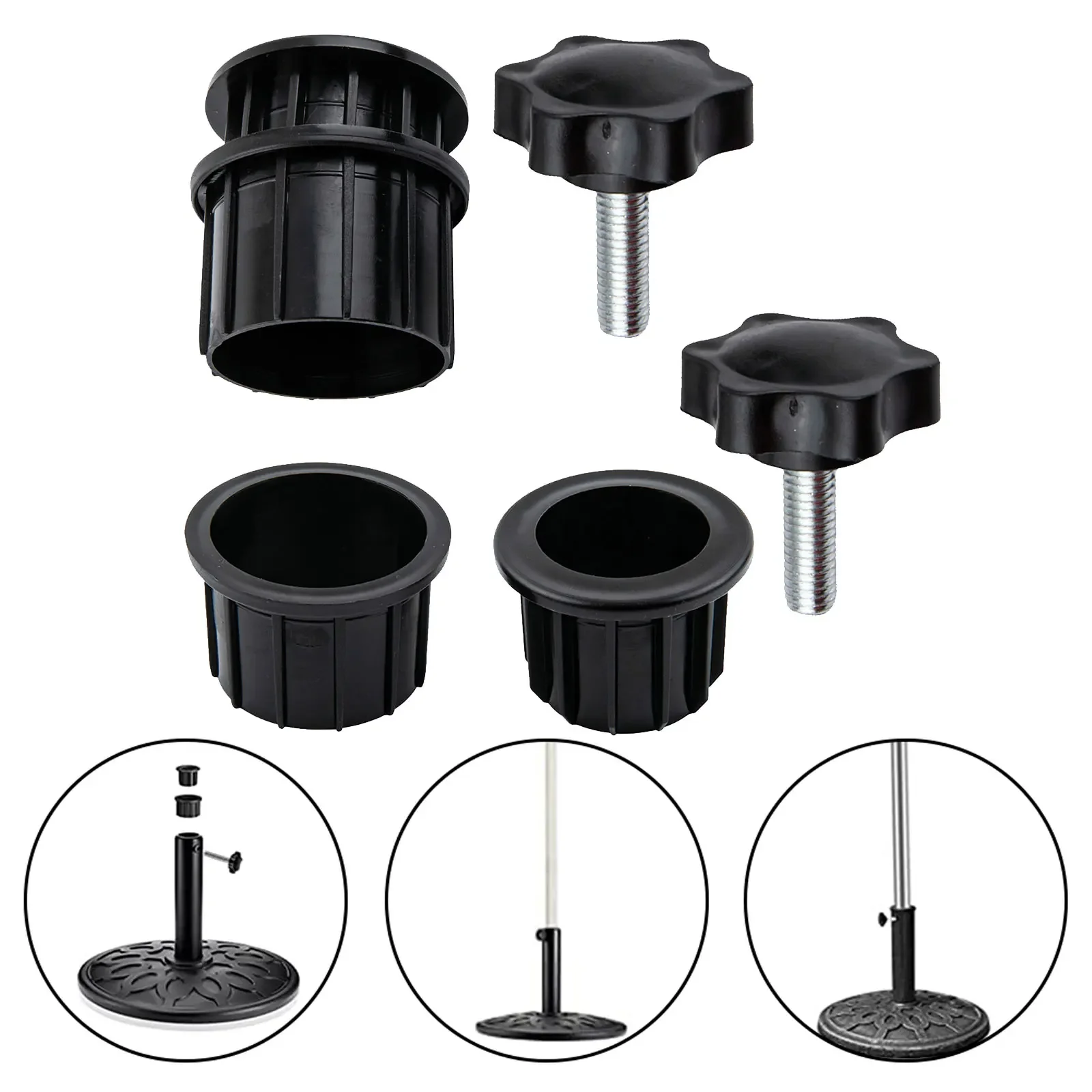For 1.5 Inch Poles Outdoor Umbrella Parts Patio Umbrella Accessories Beach And Pool Areas Wind Resistant Umbrella Support