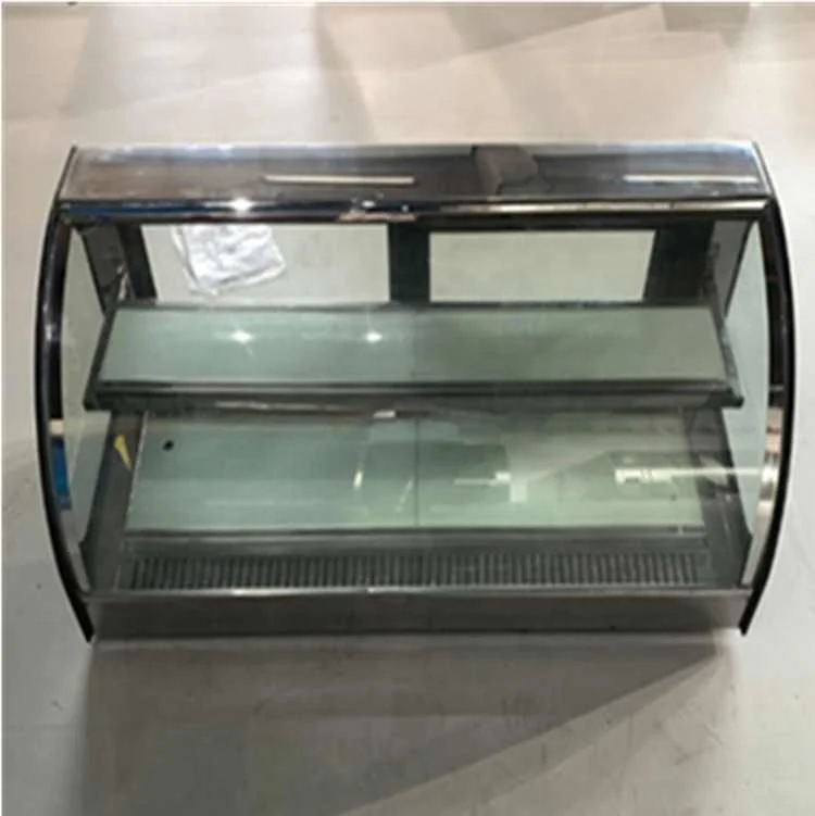 Restaurant Electric Hot Glass Food Warmer Display Showcase Counter-top Cold Deli Cake Showcase