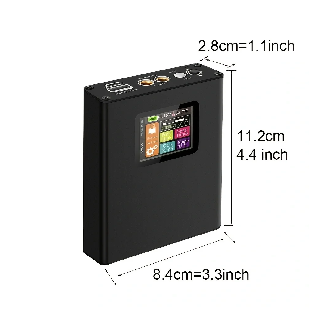 2.1A 30 Gears Mini saldatrice a punti portatile fai da te Display a colori Mini saldatrice a punti regolabile piastra batteria saldatura a punti