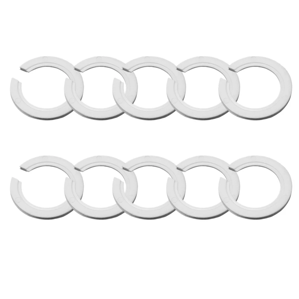 

10pc Lamp Head Conversion Ring E27 to E14 Base LED Light Socket Adapter Bulb Fix Ring Transform Circle Plastic