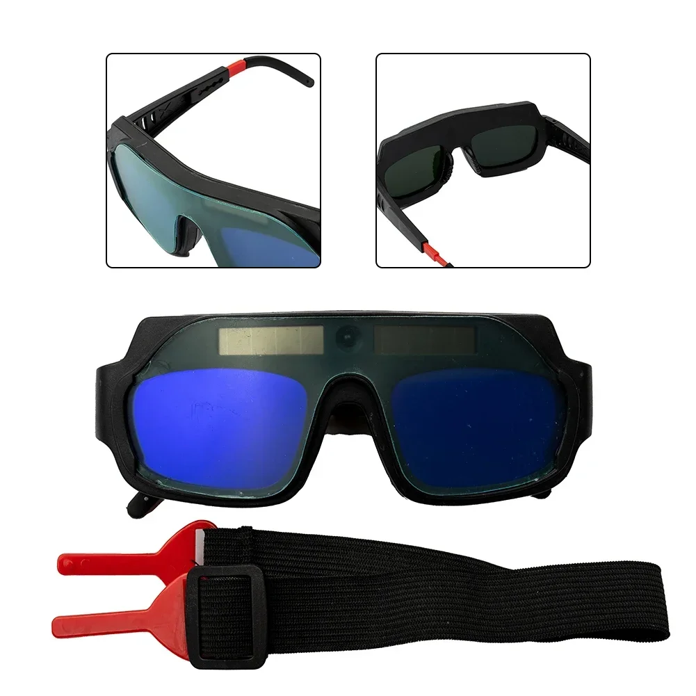 New Welding Glasses Solar Goggle Automatic Darkening Welding Shield Resist Ultraviolet-Rays Helmet Glasses Welder Glasses Parts