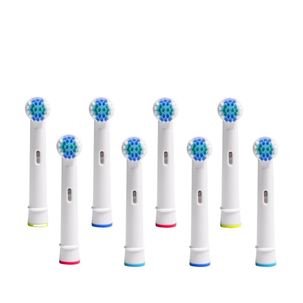 Wymienne główki szczoteczki kompatybilne z OralB Braun-4/8 szt. Profesjonalne główki elektrycznej szczoteczki do zębów-precyzyjne wkłady do Ora