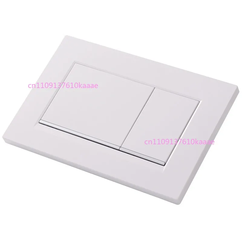 

Hidden Concealed Toilet Tank Panel Embedded Square Double Button Toilet Flush Switch Accessories