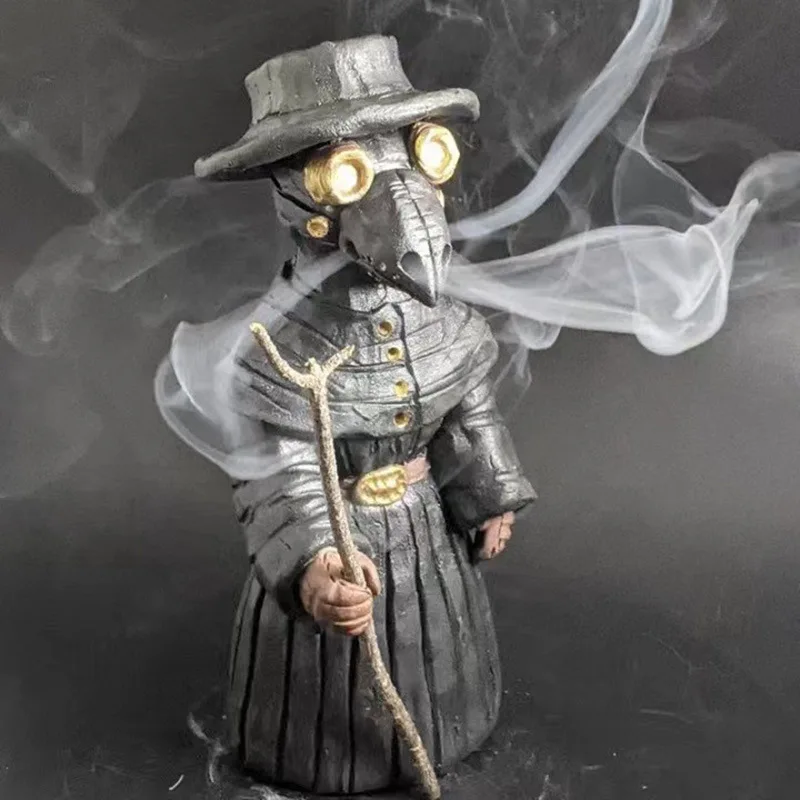 

Halloween Mr. Crow Incense Burner Container Decorative Home Fragrance Crow Ornament