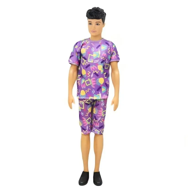 かわいいアイテム 12インチ 男性ドール 子供のおもちゃ ケン人形 ファッション服付き トップス パンツ 靴  迅速発送 子供向けプレゼント DIY