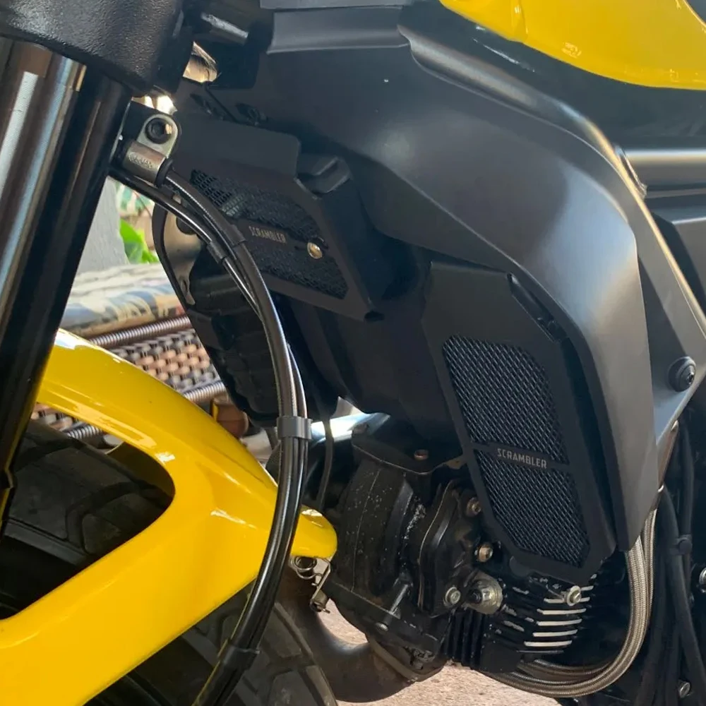 Oil Cooler Guard For Ducati Scrambler 620 Sixty2 2015 2016 2017 2018 2019 2020 2021 2022 2023 2024 Regulator Rectifier Cover