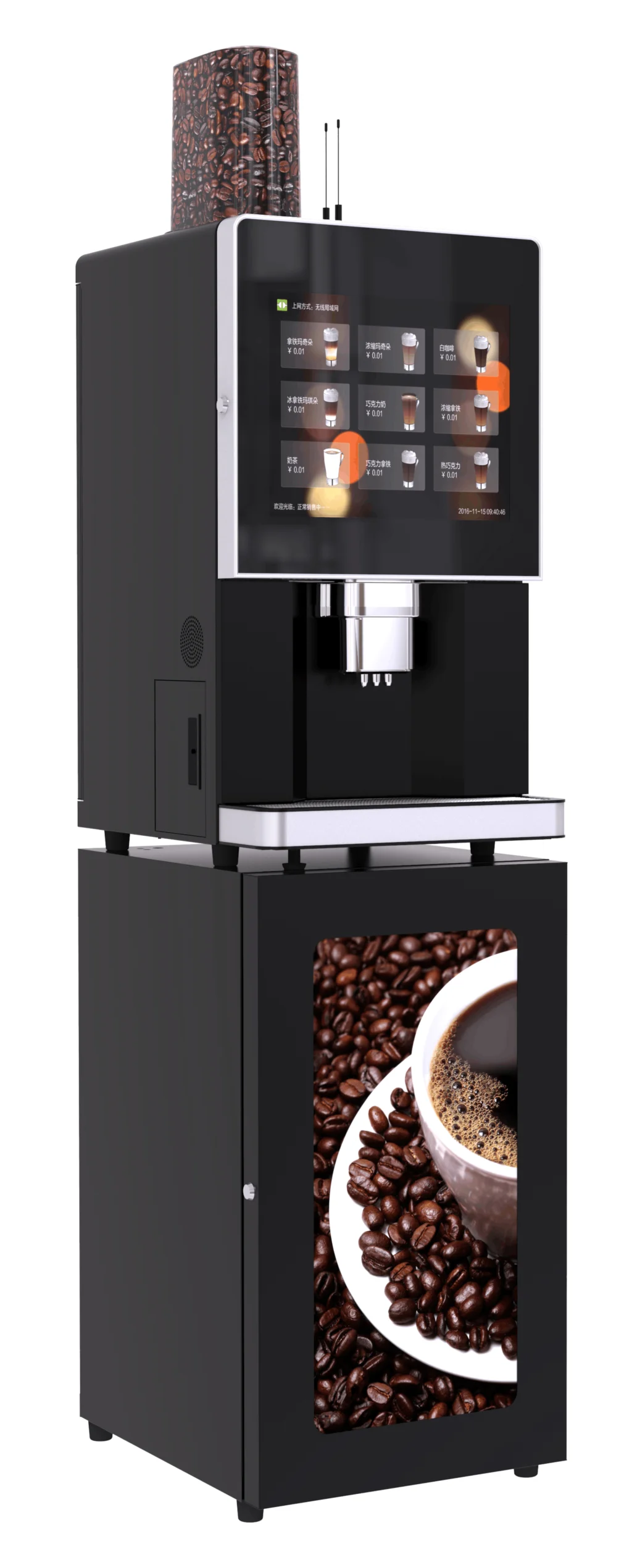 Automatic Bean To Cup Coffee Makers Espresso Coffee Machine Commercial Vending Machines For Sale