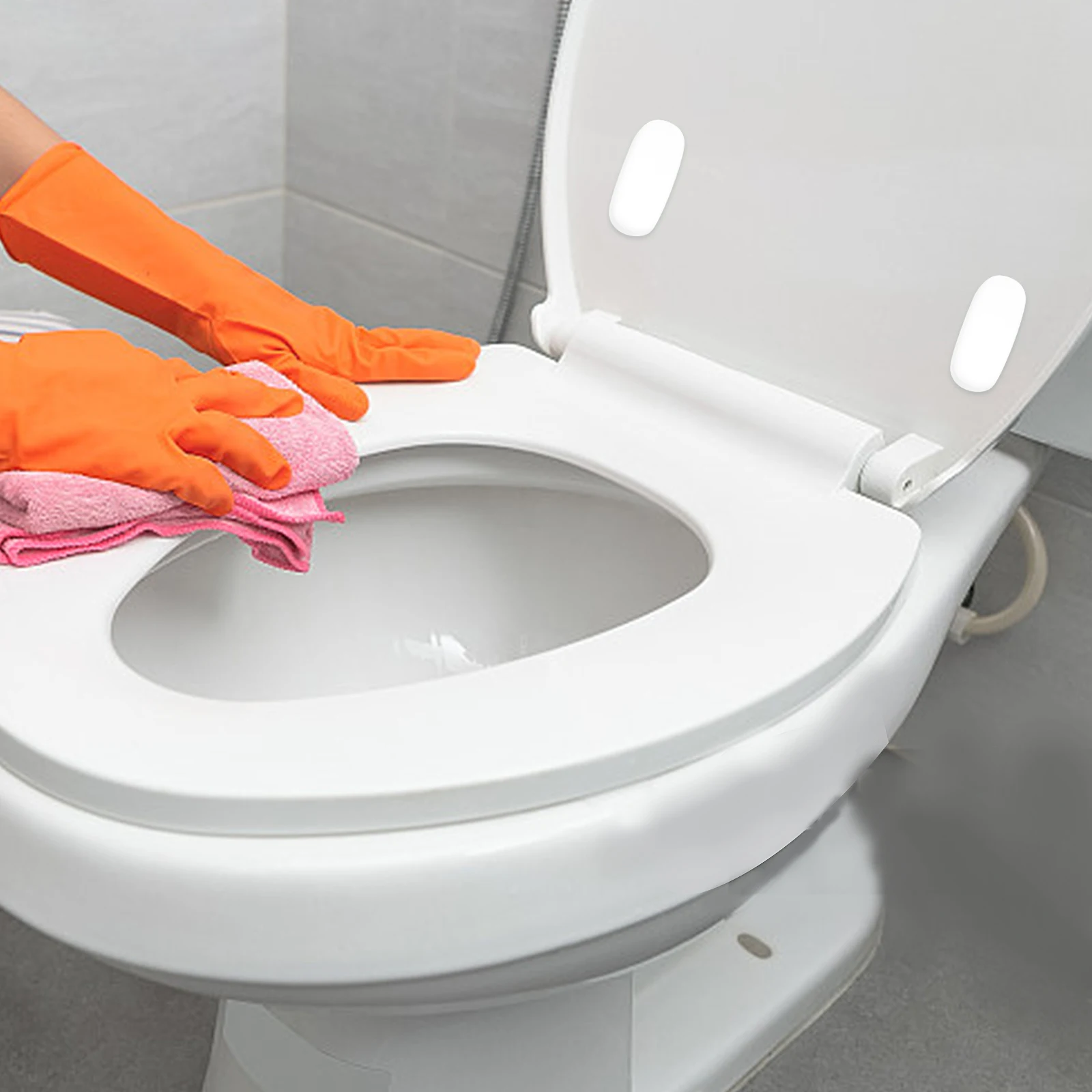 

15Pcs Toilet Cover Bumpers Strong Bonding Pad Stable Seat Protection Soft Practical Silent Cushion Toilet Lid Buffer Pads