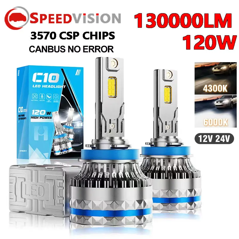 

Speedvision H7 H4 LED Headlight Canbus Decoder H4 H11 Bulb 9012 H1 H8 H9 9005 9006 HB3 HB4 PTF Fog Lamps Bulbs High Low Beam