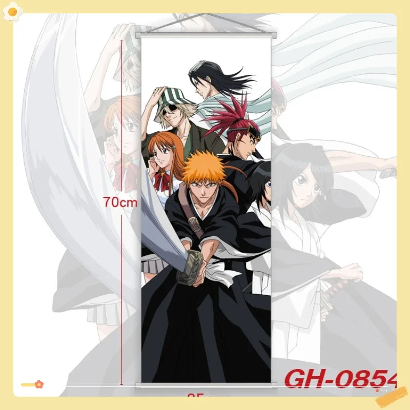 

Anime bleach peripheral Kurosaki Ichigo anime hanging painting high-definition scroll poster decoration canvas painting