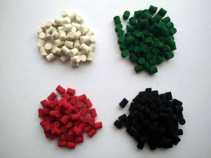 200pcs Saxophone maintenance accessories parts cylindrical wool felt(4 color)