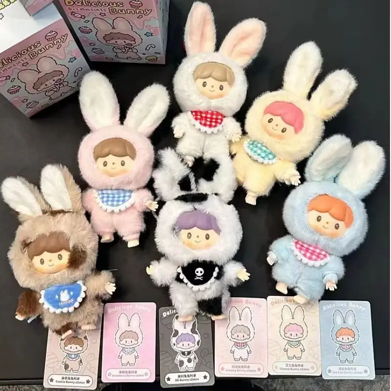 Vendita calda Zoton Delicious Bunny Series Kawaii Doll Blind Box Scatola a sorpresa Bambola di peluche Replica Decorazione Ciondolo Giocattolo Regalo di compleanno