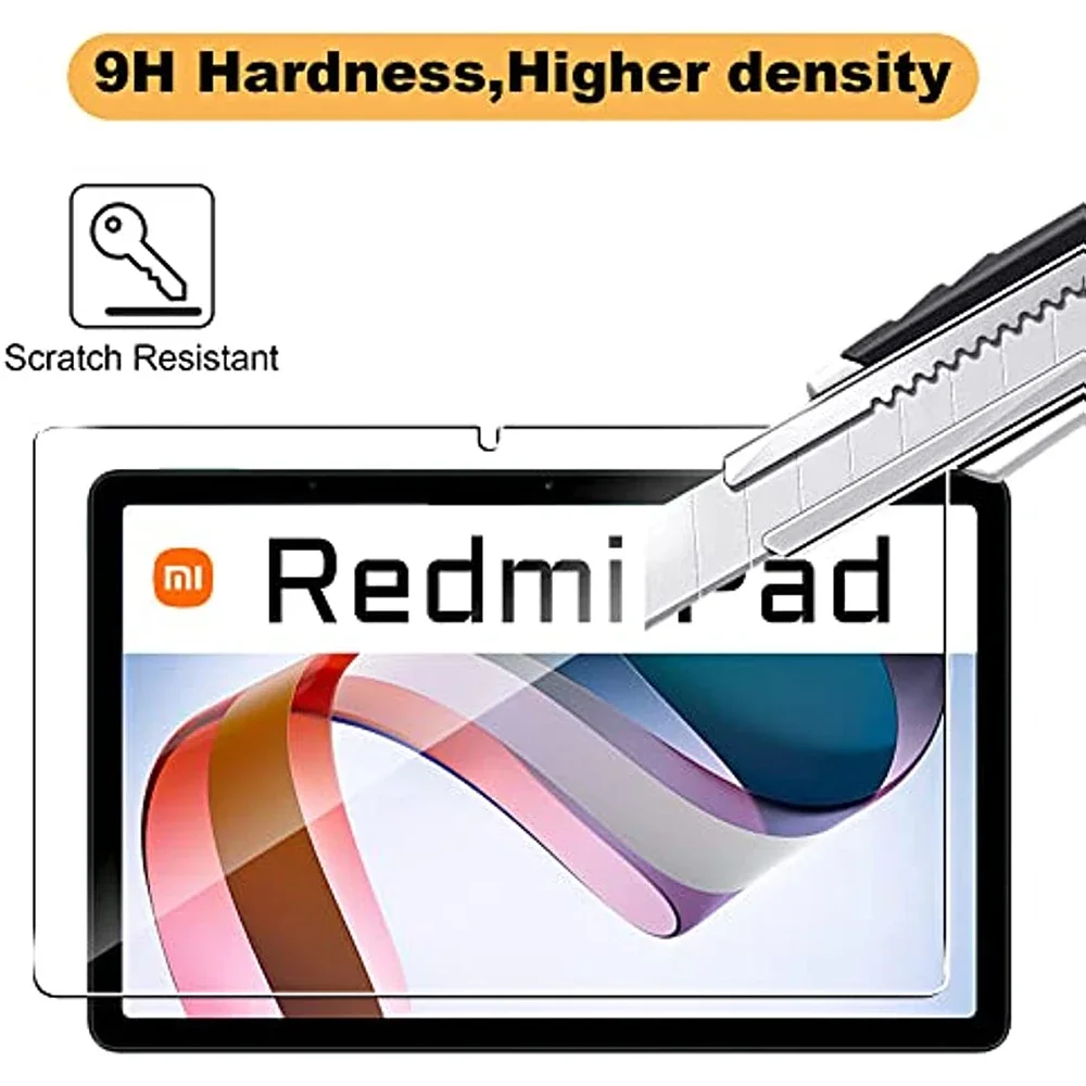 2 قطع HD خدش واقي للشاشة من الزجاج المقسى ل Redmi Pad 10.61 2022 Xiaomi MI Redmi Pad طبقة حماية اللوحي