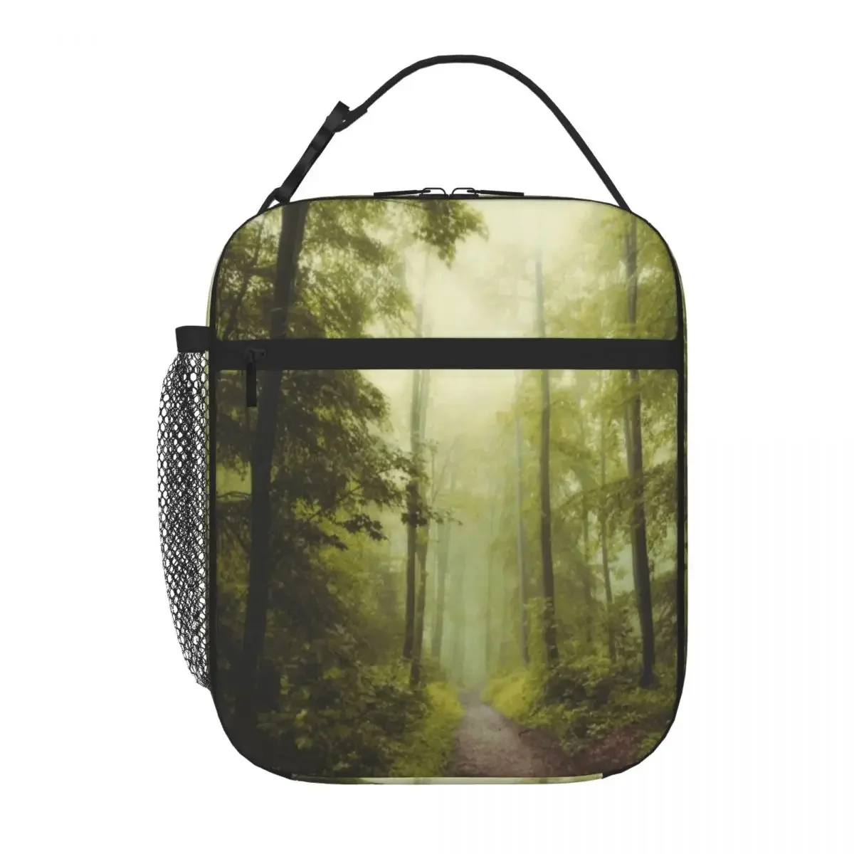 Hot Sale Long Forest Walk Bold Color Lunch Handbag Kindergarten Snack Durable Lunch Bag