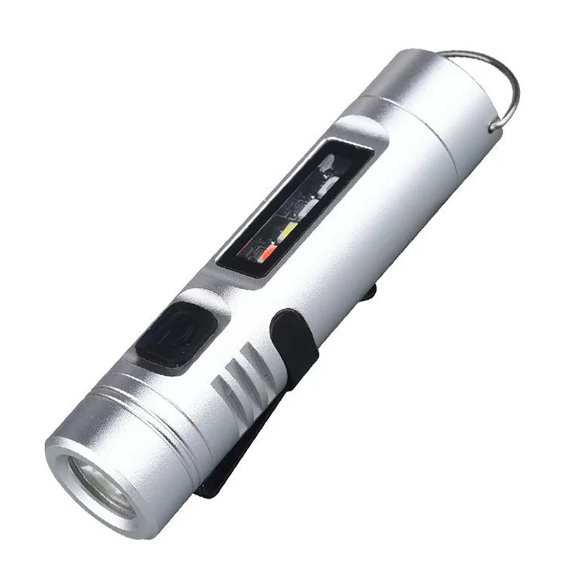 

Camping Lamp Miniature Aluminum Flashlight Rechargeable Flashlight Aluminum Alloy Mini Flashlight For Keychain Accessory Outdoor