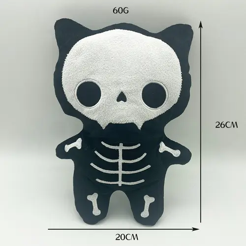 TreasuringU Halloween Kawaii Bat Plush Toys with Slippers Cute Plushie Dolls Cartoon Funny Ghost Toys Kids Birthday Gift - Image 8