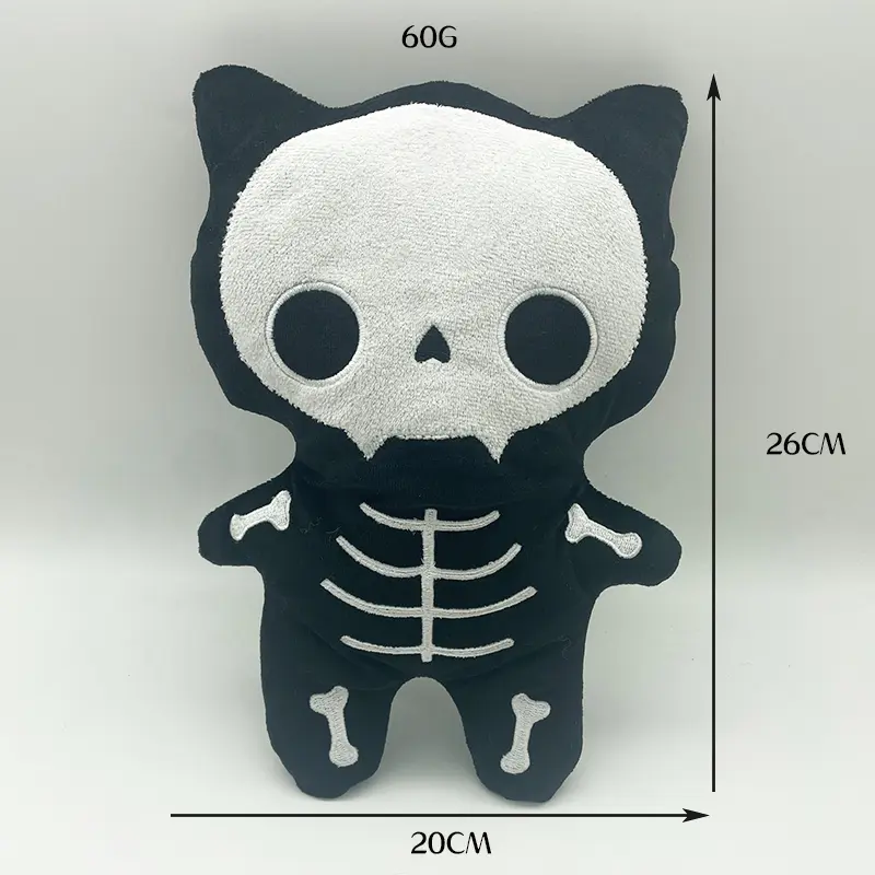 TreasuringU Halloween Kawaii Bat Plush Toys with Slippers Cute Plushie Dolls Cartoon Funny Ghost Toys Kids Birthday Gift - Image 8
