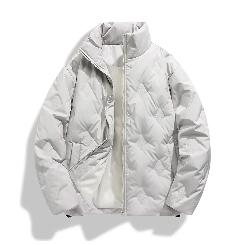 

Новая зимняя стеганая мужская куртка на хлопковой подкладке, утолщенная и теплая свободная и повседневная куртка на хлопковой подкладке в японском стиле, мужское пальто