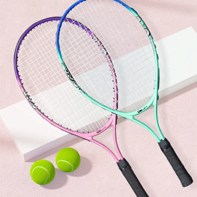 

Kids Tennis Racket Aluminum Alloy Outdoor Sports Tennis Racket Youth Tennis School Training Racket