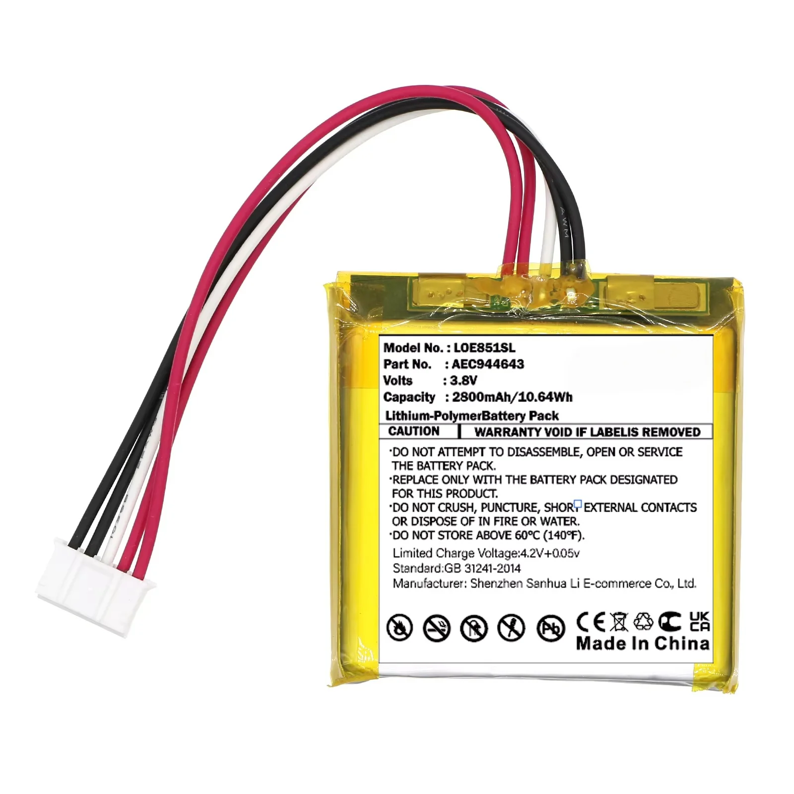 944643 2600mAh 3.6V  Replacement Battery For Logitech UE WONDERBOOM 1 2 3 Bluetooth Speaker 360 surround sound Parts