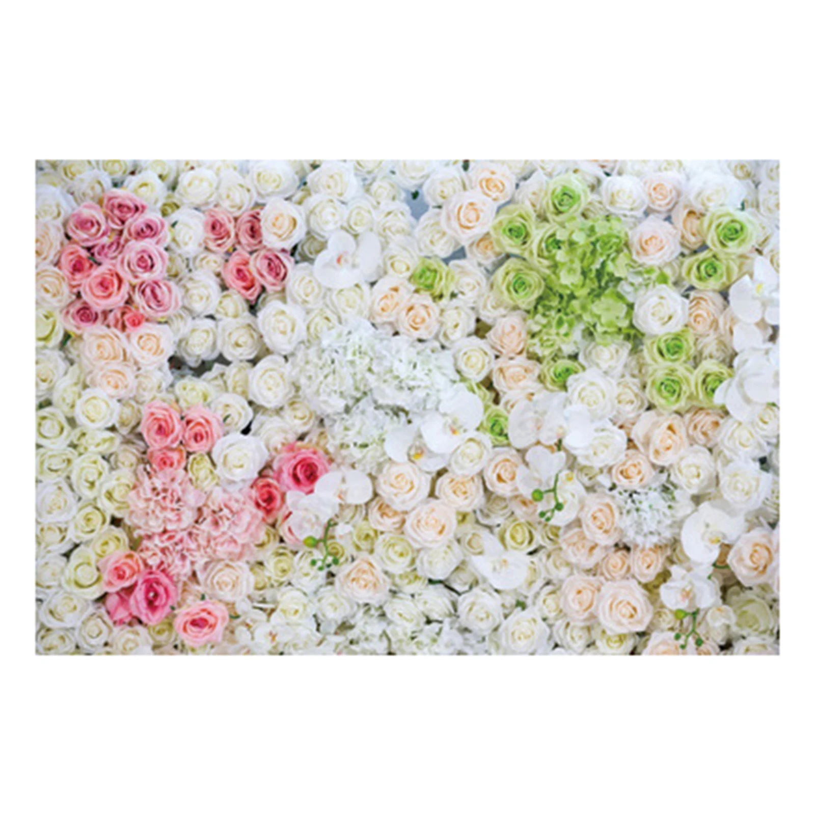 Flowers Wall Photography Backdrops For Photo Studio Portrait Wedding Photo Vinyl Cloth Printed 3D Background 120x80cm