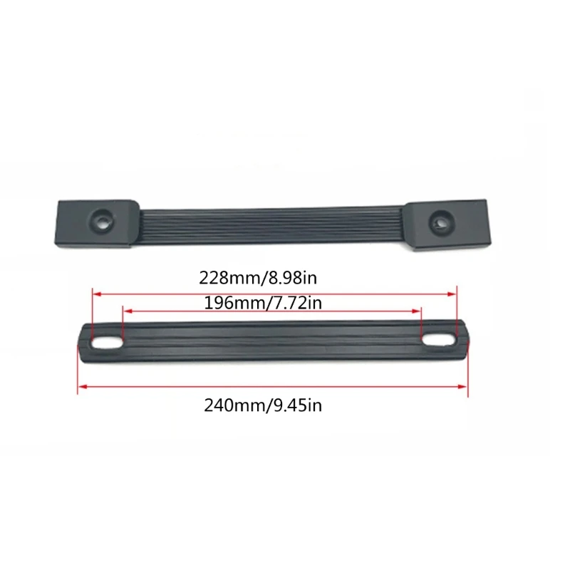 T8WC 18CM/25CM Metal Heavy Duty Carrying Handle Grip Speaker Cabinet for Case Box Strap Handle with Buckles for Speakers