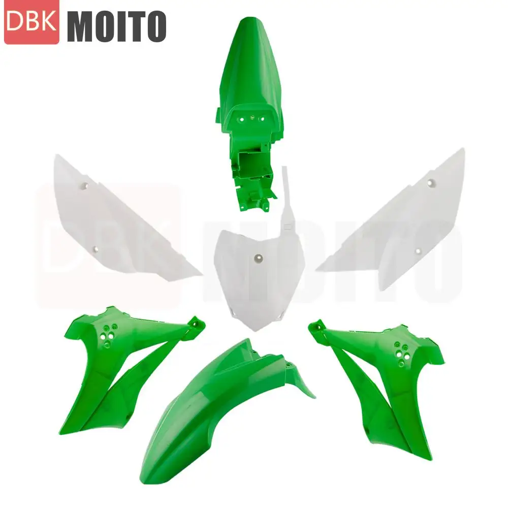 

Motorcycle Plastic Full Fairing Body Kit For Kawasaki KLX 110 2010-2020 Bodywork Fairings kits Accessories