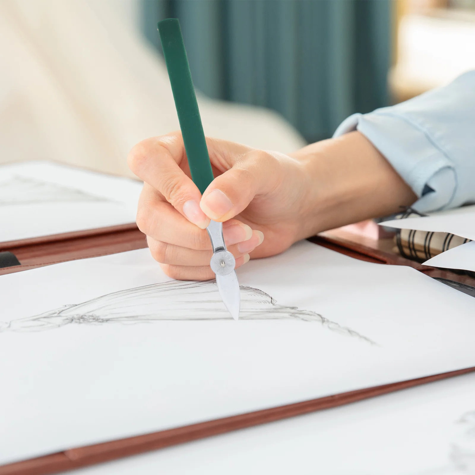 4本入り細線画ペン、マスキング液描画用、直線を描くのに快適なグリップ、芸術的ニーズ向けの細線画ペン