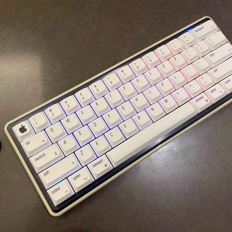 Simple White Keycaps Set Customized JWA Profile PBT 127 Keys Ultra Thin KeyCap for Mechanical Keyboard Accessories Gaming NuPhy