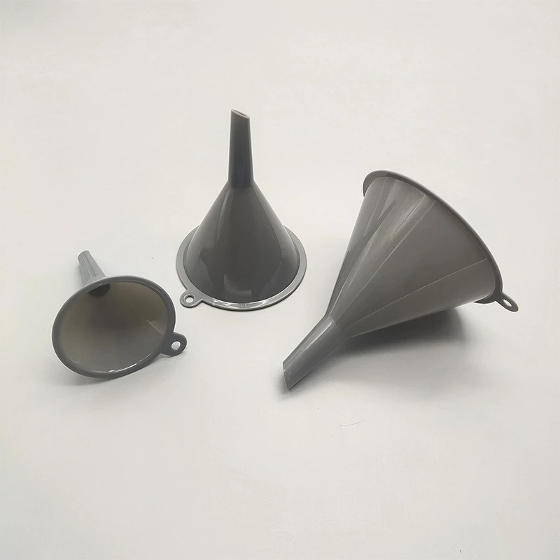 3pcs Plastic Funnel 3-piece Set For Household Kitchen Tools Triangular Separation Funnel Set For Filtering Alcohol Leakage