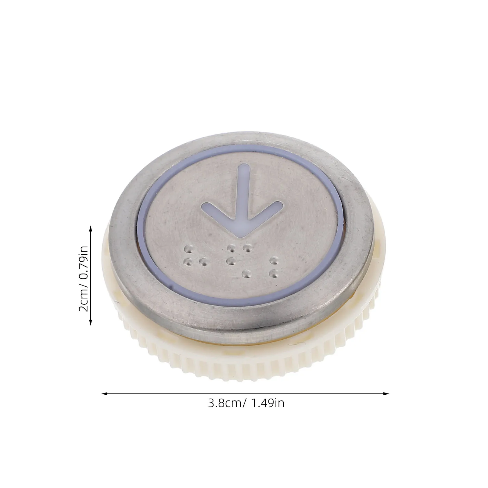 2 stücke Aufzug Taste Ersatz Runde Edelstahl Push-Tasten Für Lift Up Down Verwenden Aufzug Control Hardware Reparatur Kit