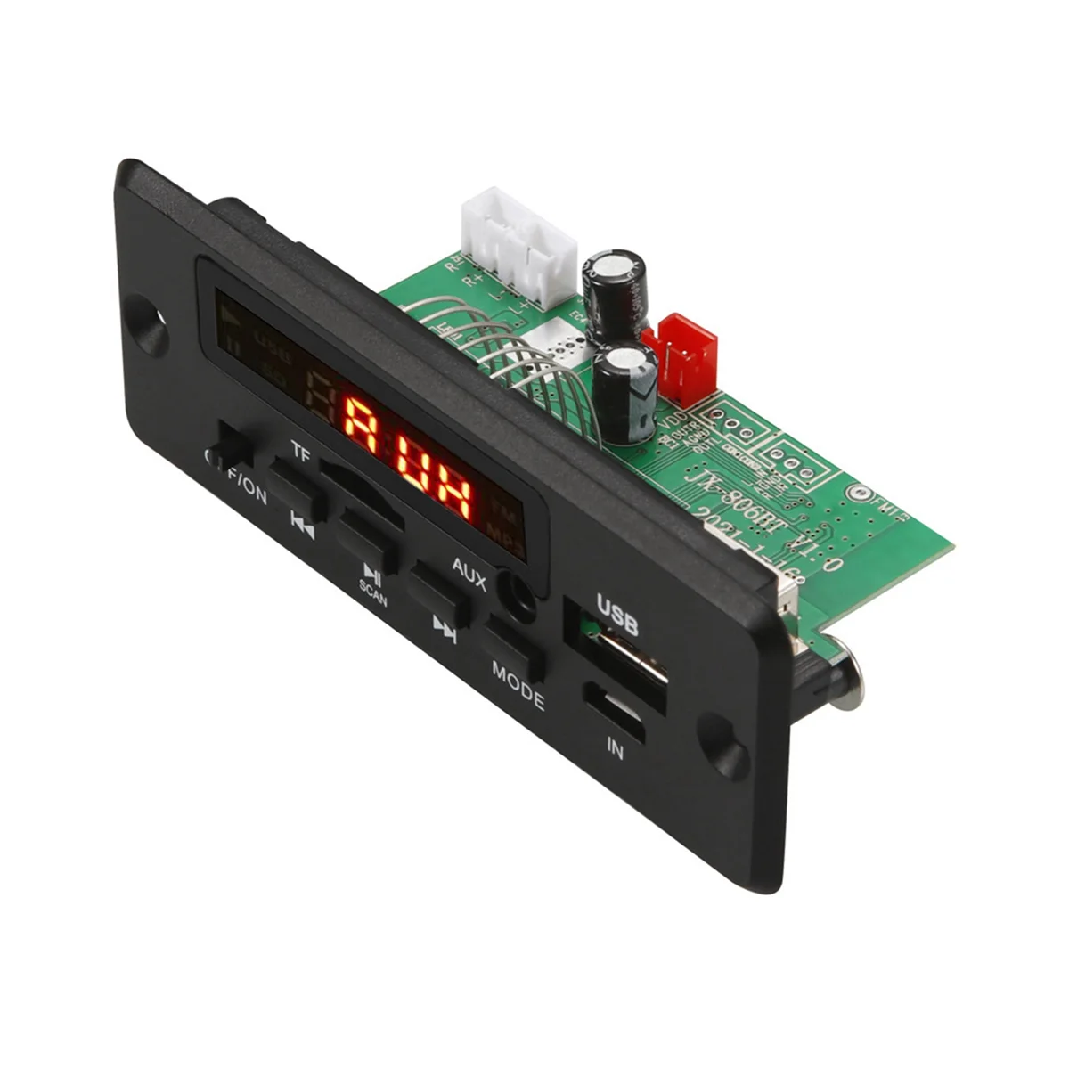 12V Bluetooth MP3 Decoder Board 50W Verstärker DIY Home Digital Audio Modul USB für Lautsprecher Freis prec heinrich tung Silber