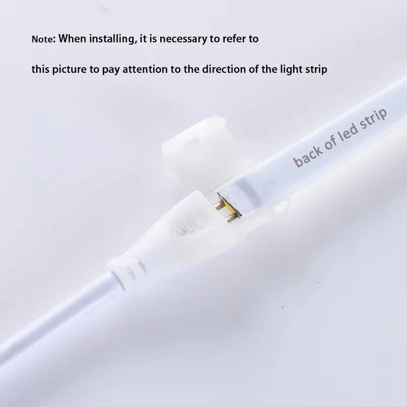 220V COB 테이프 조명용 2핀 COB LED 스트립 커넥터 연장 와이어 LED 커넥터