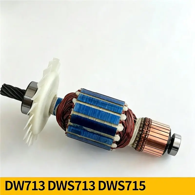 ABLK 220-230V 9 Teeth Armature Rotor 623917-00 For Dewalt DW713 DWS715 DWS713 Power Tool Replacement Parts