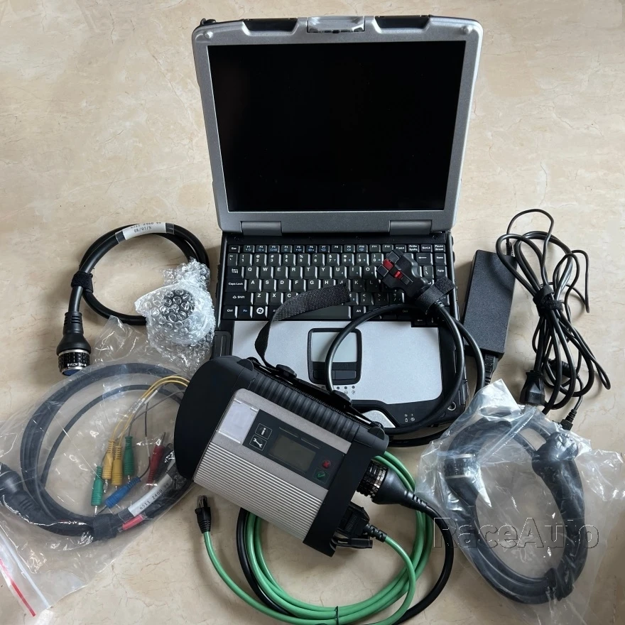 2023.09 Mb Star C4 with Ssd HDD Software win10 Toughbook CF-31 i5CPU Touch Screen MB Sd Connect Compact 4 for Mercedes Scanner